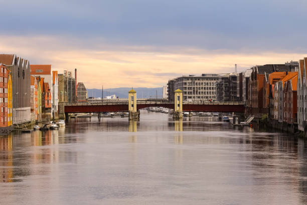 istock Bridge Bakkebru in Norwegian city Trondheim 1469675008