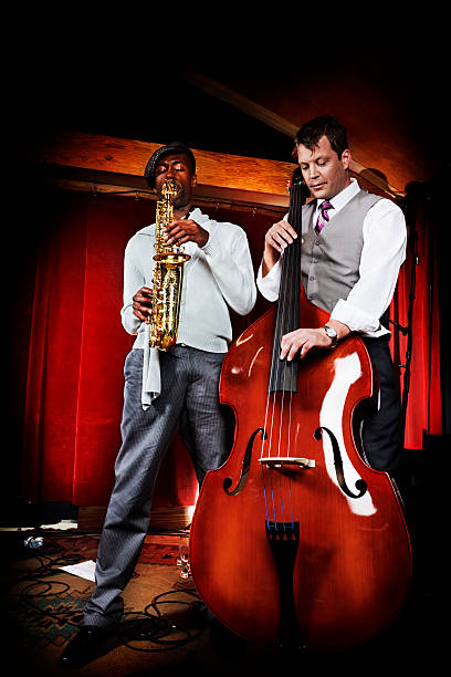 Jazz duo stock photo