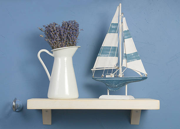 Still-life with lavender and sailboat