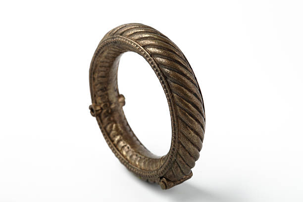 istock Antique indian silver bracelet 146967787