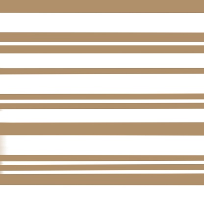 Simple contemporary white and random stripe design on a sandy beige background