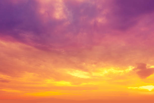 istock Colorful cloudy sky at sunset. Gradient color. Sky texture, abstract nature background 1469686803