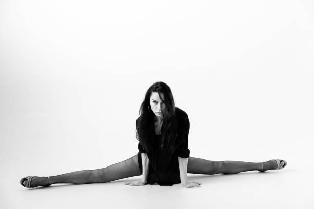 istock atina dancer in the studio is dancing in small black dress 1469688202