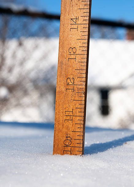 istock Measuring the snow 146968863