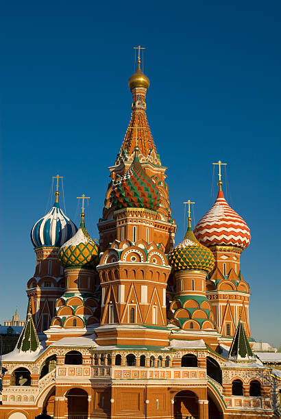 Moscow. Saint Basil's Cathedral stock photo