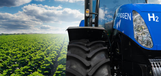istock Hydrogen fuel cell agricultural tractor. 1469692688