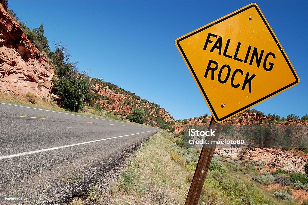 Road Sign Road Sign in Arizona, USA. Arizona Stock Photo