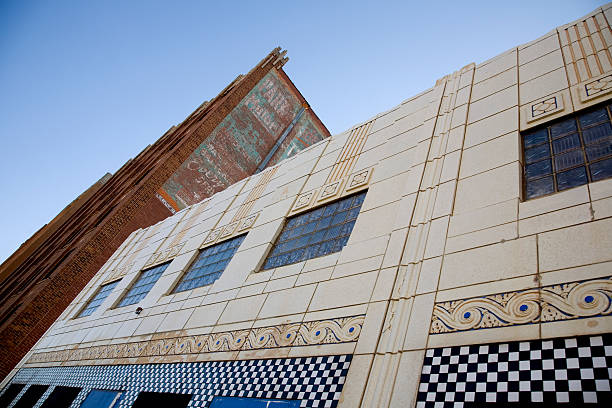 istock Slanted upward view of buildings 146969422