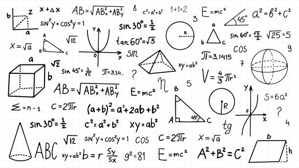 6,500+ Hand Written Maths Calculations Stock Photos, Pictures & Royalty ...