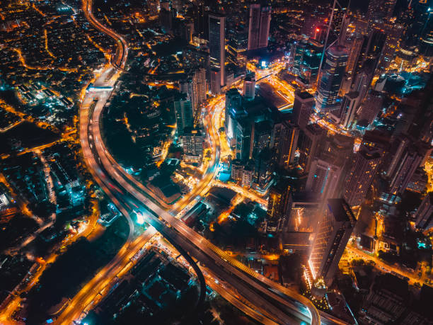 istock drone view Kuala Lumpur Night cityscape 1469699653