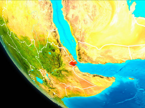 istock Djibouti on Earth from space 1469724366