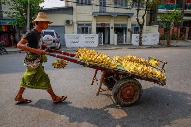 un hombre vendiendo plátano en la calle - 2605 fotografías e imágenes de stock
