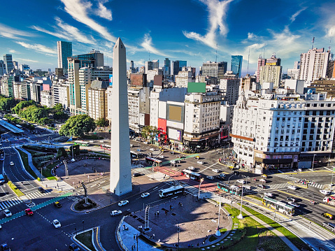 Obelisk of the city of Buenos Aires, representative site