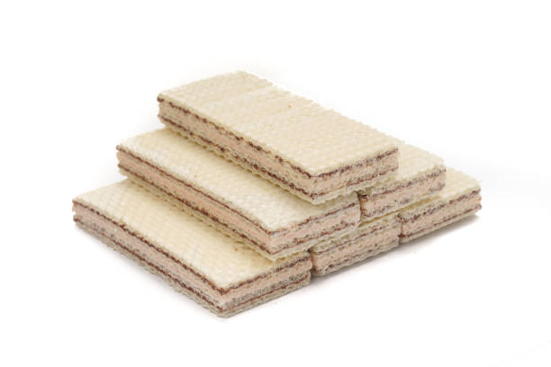 istock Stack of chocolate-flavored wafer cookies 1469741354