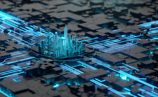 Chip motherboard and city model