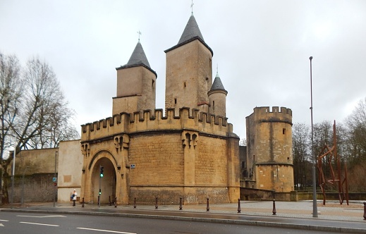 The Germans' Gate (French: Porte des Allemands) is a medieval bridge fortress and city gate in Metz, France