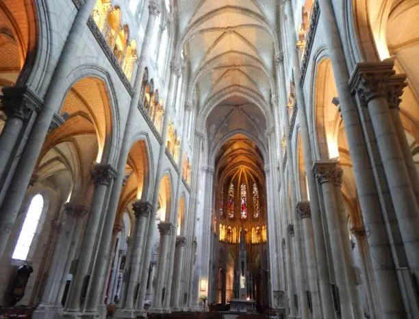 The Basilica of Saint Nicholas of Nantes is a French neo-Gothic basilica located in the center of the city of Nantes