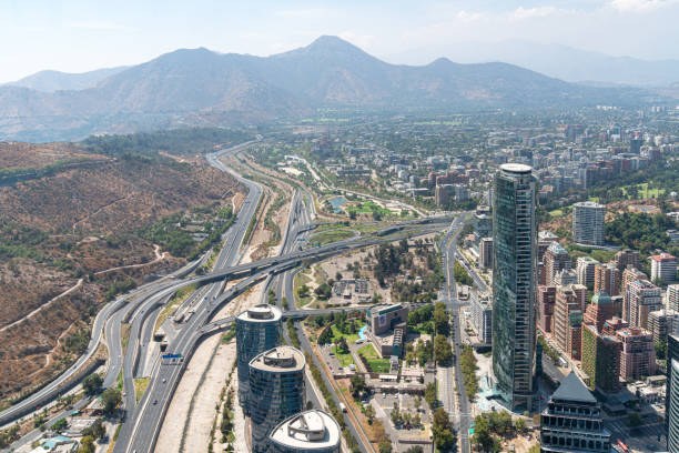 istock Santiago, Chile urban skyline and cityscape 1469751667