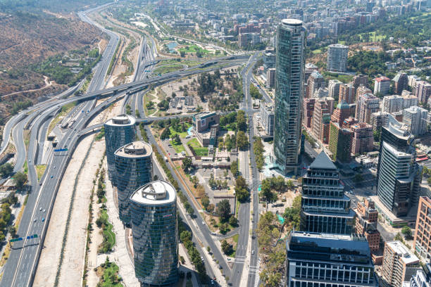 istock Santiago, Chile urban skyline and cityscape 1469751787