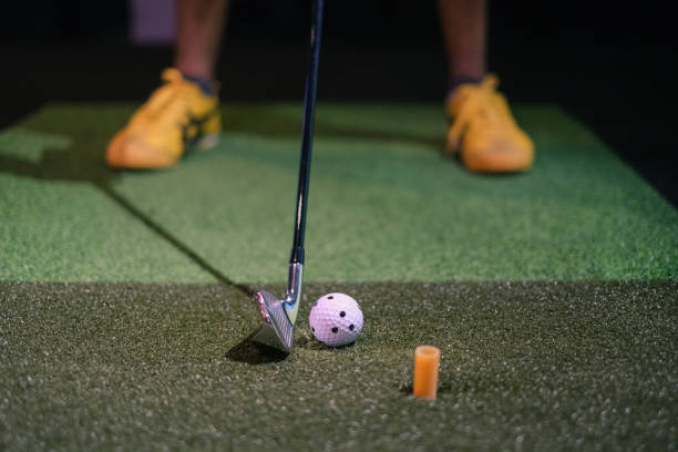 istock Unrecognizable Man Ready To Hit Golf Ball 1469752862