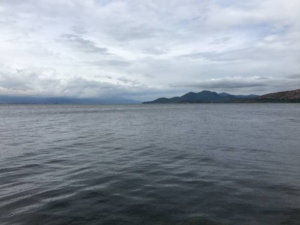 istock Cloudy sky over Erhai Lake 1469758282