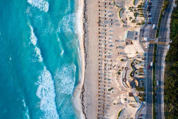 istock Cancun Hotel Zone Amazing Caribbean Beach 1469762733