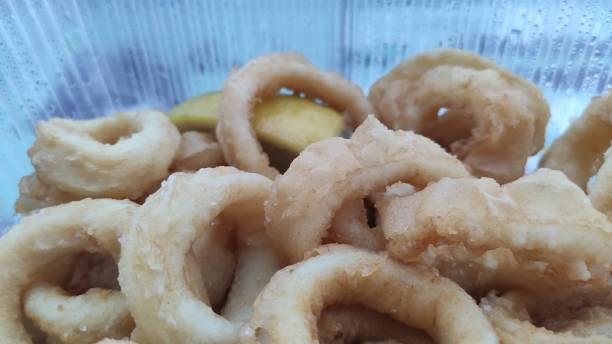 istock Seafood snacks, calamaris, squid rings 1469770252