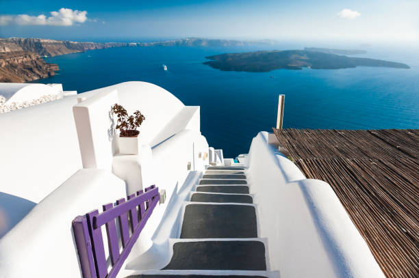 istock White architecture of Santorini island, Greece. 1469779950