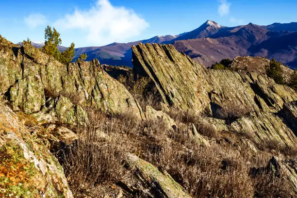 Pico Santuy en la Sierra de Ayllón. El Cardoso de la Sierra. Guadalajara.