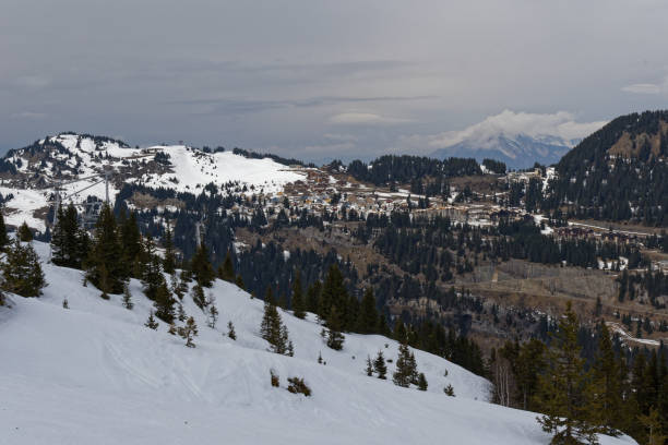 istock snowy mountain of Flaine 1469781361