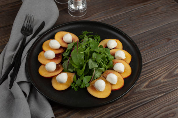 istock Caprese Salad With Mozzarella and Peach 1469781662