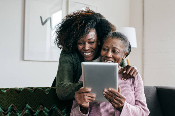 istock Caregiver and senior women 1469787318
