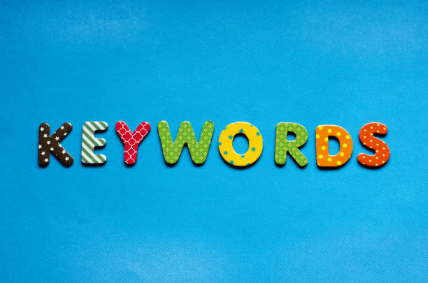 istock word keywords on blue paper background 1469790534
