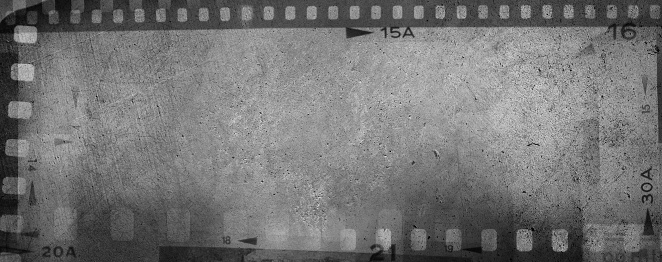 Film negative frames grey background