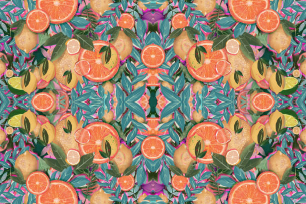 illustrations, cliparts, dessins animés et icônes de agrumes à motif végétal - peach nectarine portion fruit