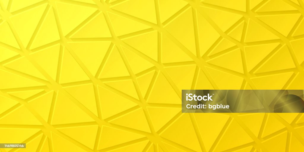 Abstract Yellow Background Geometric Texture Stock Illustration ...