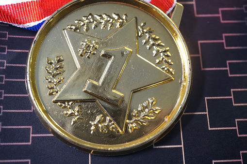 Soviet medal isolated