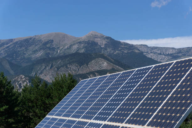 istock Solar panels in a meadow in the Catalan Pyrenees 1469828454