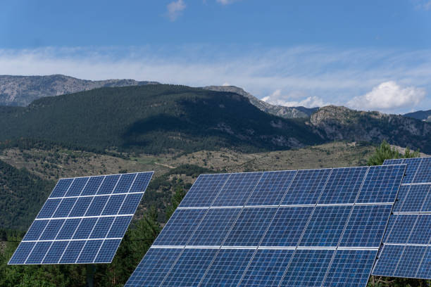 istock Solar panels in a meadow in the Catalan Pyrenees 1469828456