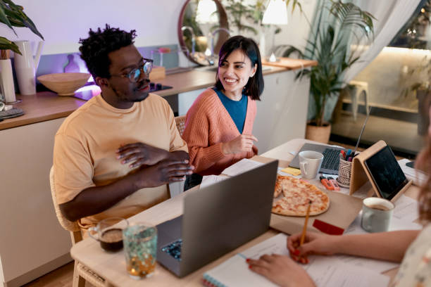 istock Beautiful young people preparing for exams 1469829083