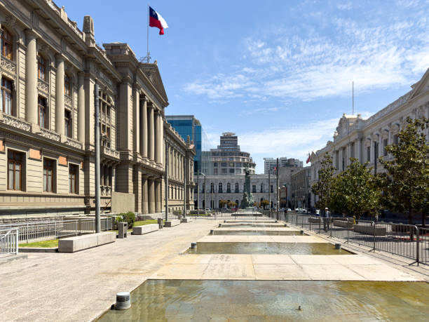 istock Santiago, Chile city plaza 1469837580