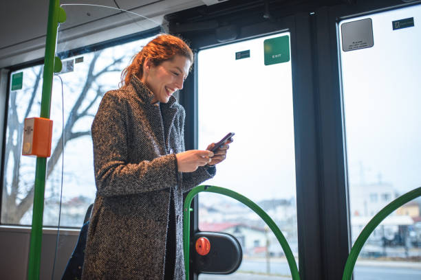 istock Woman On Her Way To Work Chatting On Smart Phone 1469850215