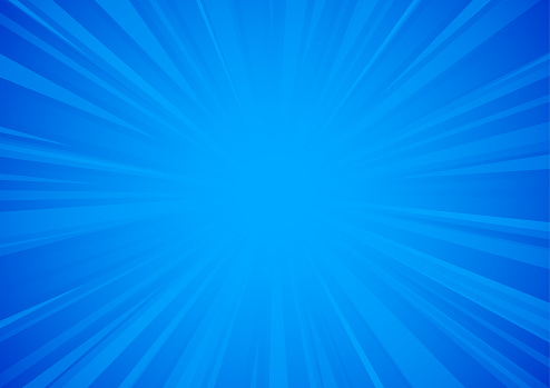 Blue exploding comic starburst abstract heaven vector illustration background