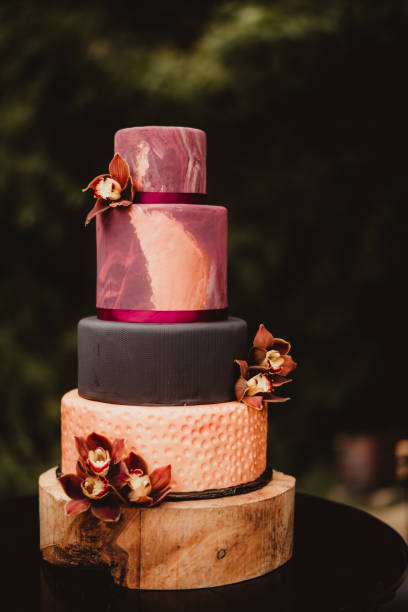 istock Close up of wedding cake 1469869134