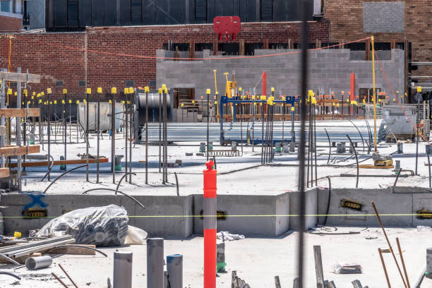 istock An in-progress construction site showing concrete slabs with reinforcing bar 1469876357