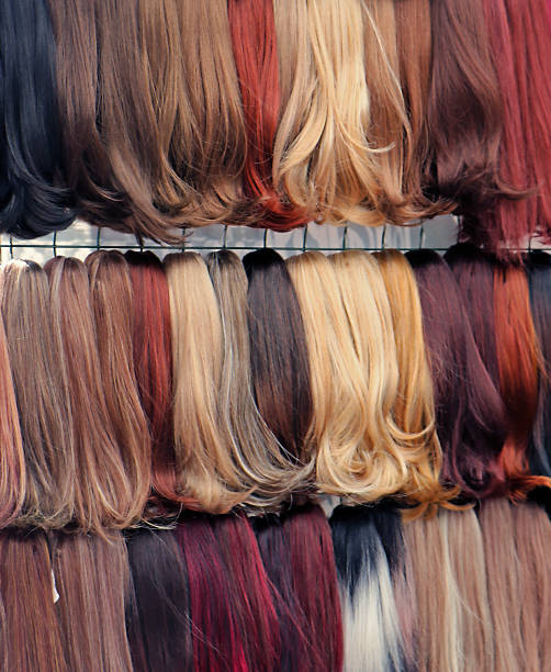 istock Real human hair wigs 1469878059