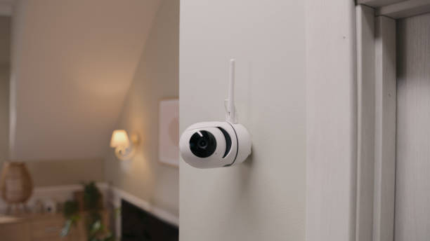 istock CCTV camera on wall in modern apartment 1469888891