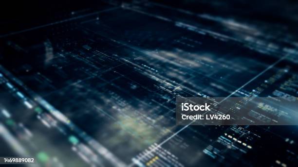 Simulation App Background Advance Data Simulation Hud Screen Background Stock Illustration ...