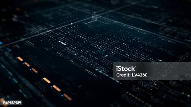 Simulation App Background Advance Data Simulation Hud Screen Background Stock Illustration ...