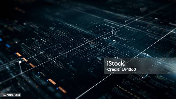 Simulation App Background Advance Data Simulation Hud Screen Background Stock Illustration ...